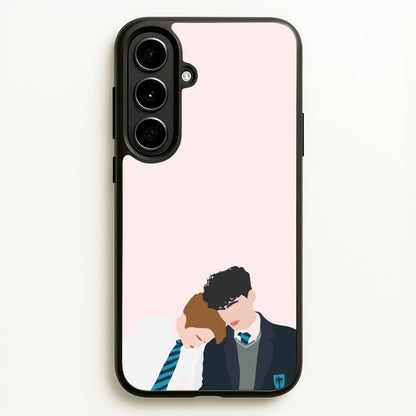 Nick And Charlie School Clothes - Heart TV  - Heartstopper Phone Case for Galaxy A56