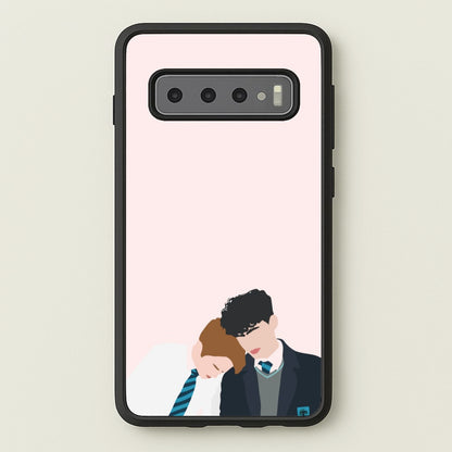Nick And Charlie School Clothes - Heart TV  - Heartstopper Phone Case for Galaxy S10