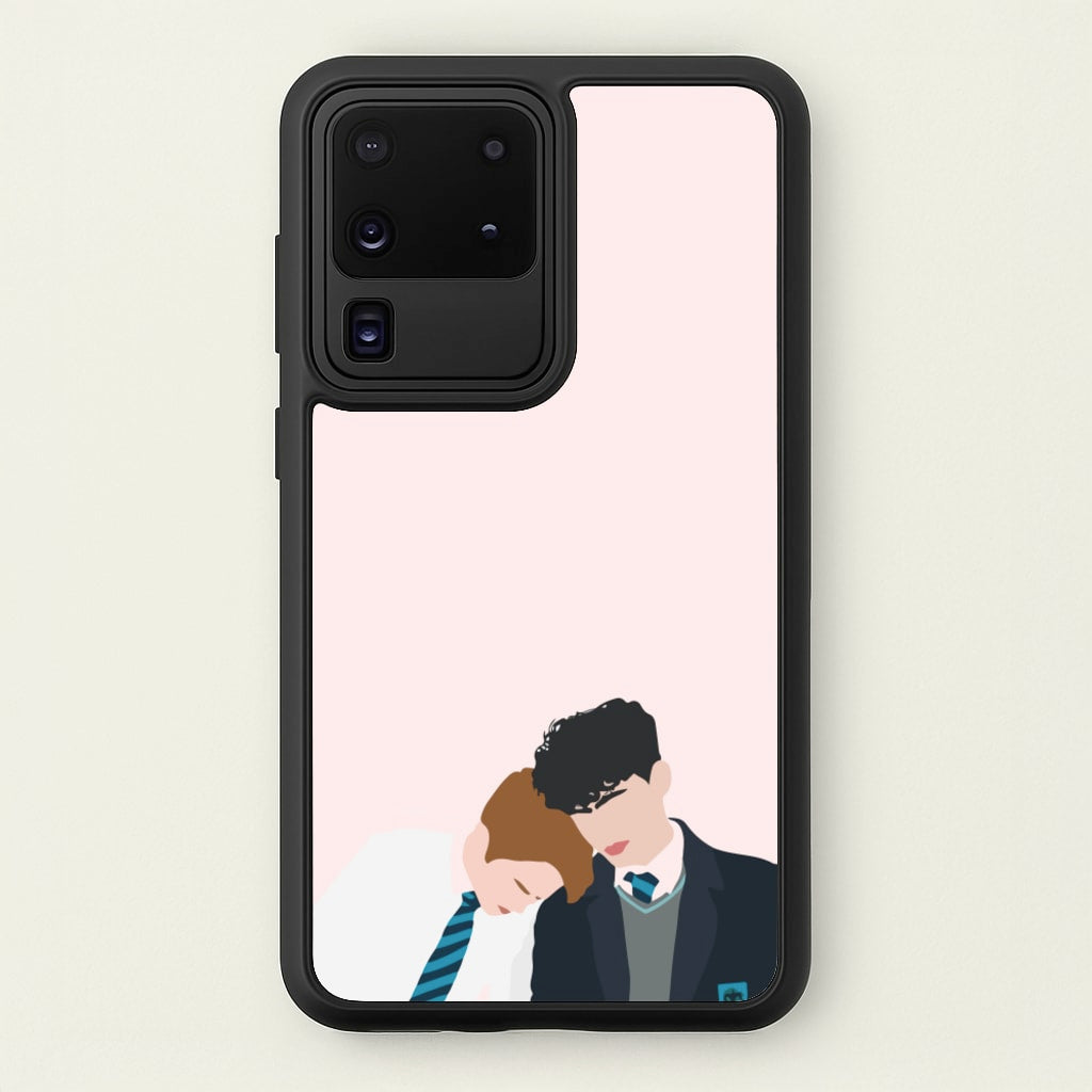 Nick And Charlie School Clothes - Heart TV  - Heartstopper Phone Case for Galaxy S20 Ultra