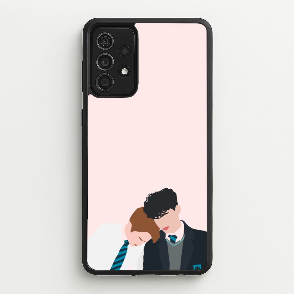 Nick And Charlie School Clothes - Heart TV  - Heartstopper Phone Case for Galaxy A52 / A52s