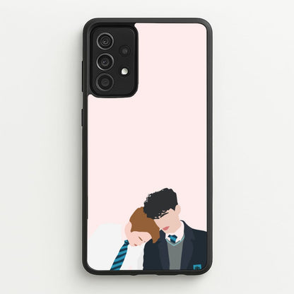 Nick And Charlie School Clothes - Heart TV  - Heartstopper Phone Case for Galaxy A52 / A52s