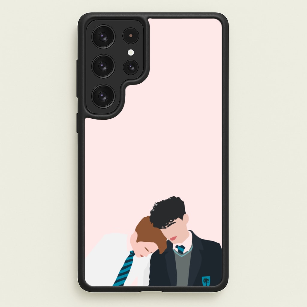Nick And Charlie School Clothes - Heart TV  - Heartstopper Phone Case for Galaxy S23 Ultra