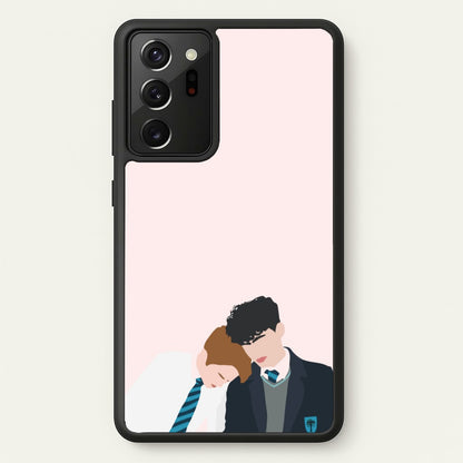 Nick And Charlie School Clothes - Heart TV  - Heartstopper Phone Case for Galaxy Note 20 Ultra