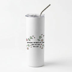 Official Member Of The Nick Nelson Fan Club - Heart TV Skinny Tumbler