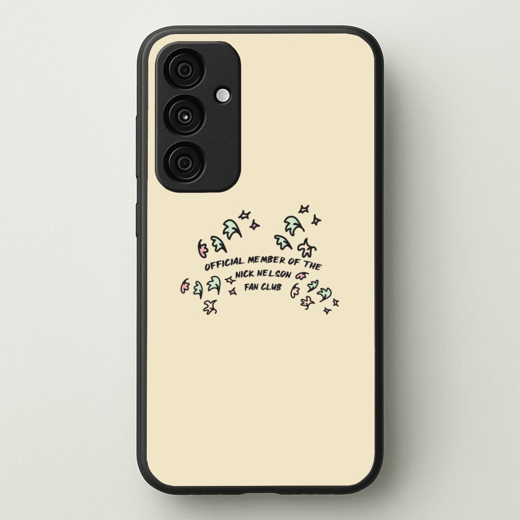 Official Member Of The Nick Nelson Fan Club - Heart TV  - Heartstopper Phone Case for Galaxy A55