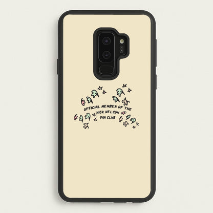 Official Member Of The Nick Nelson Fan Club - Heart TV  - Heartstopper Phone Case for Galaxy S9 Plus
