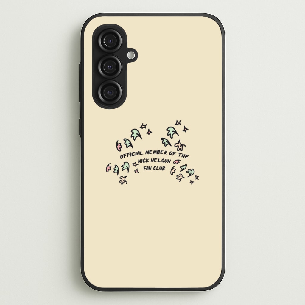 Official Member Of The Nick Nelson Fan Club - Heart TV  - Heartstopper Phone Case for Galaxy S23FE