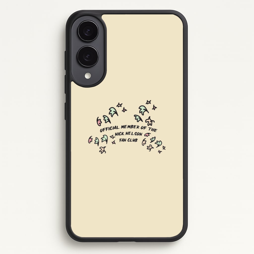 Official Member Of The Nick Nelson Fan Club - Heart TV  - Heartstopper Phone Case for Galaxy S25 Edge