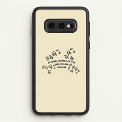 Official Member Of The Nick Nelson Fan Club - Heart TV  - Heartstopper Phone Case for Galaxy S10e