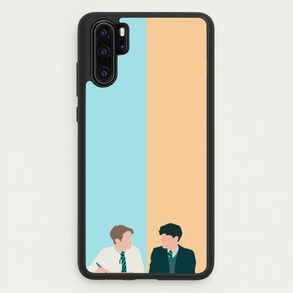 Blue And Yellow - Heart TV  - Heartstopper Phone Case for Huawei P30 Pro