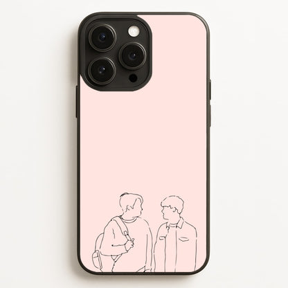 Outline - Heart TV  - Heartstopper Phone Case for iPhone 12 Pro Max