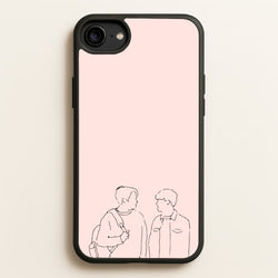 Outline - Heart TV  - Heartstopper Phone Case for iPhone 6 / 7 / 8 / SE