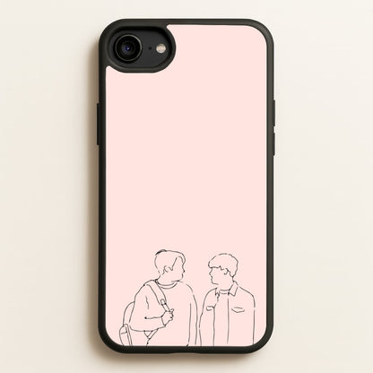 Outline - Heart TV  - Heartstopper Phone Case for iPhone 6 / 7 / 8 / SE