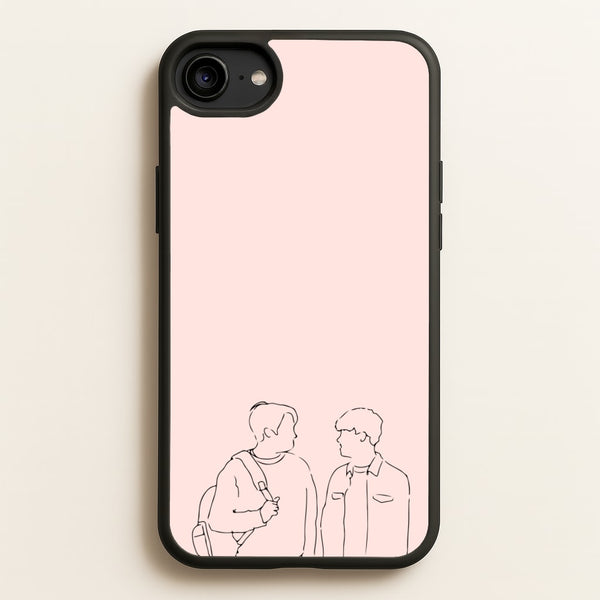 Outline - Heart TV  - Heartstopper Phone Case for iPhone 6 / 7 / 8 / SE