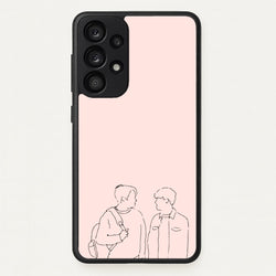 Outline - Heart TV  - Heartstopper Phone Case for Galaxy A53