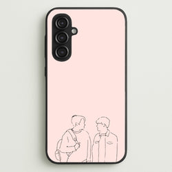 Outline - Heart TV  - Heartstopper Phone Case for Galaxy S23FE
