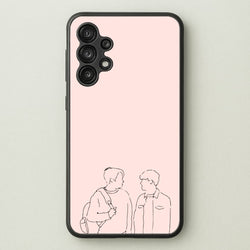 Outline - Heart TV  - Heartstopper Phone Case for Galaxy A13