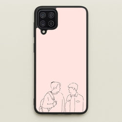 Outline - Heart TV  - Heartstopper Phone Case for Galaxy A12