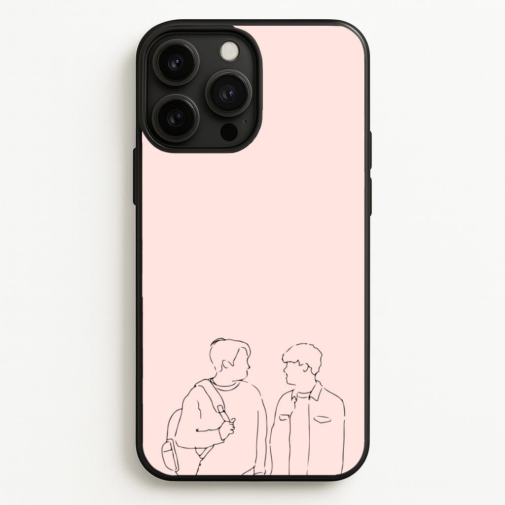 Outline - Heart TV  - Heartstopper Phone Case for iPhone 13 Pro Max