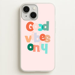 Colourful Good Vibes Only  - Hot Girl Summer Phone Case for iPhone 13 Mini
