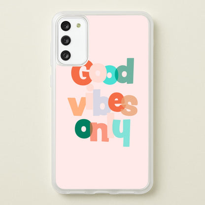 Colourful Good Vibes Only  - Hot Girl Summer Phone Case for Galaxy S20FE