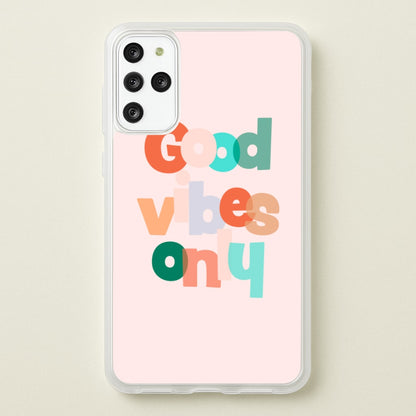Colourful Good Vibes Only  - Hot Girl Summer Phone Case for Galaxy S20 Plus
