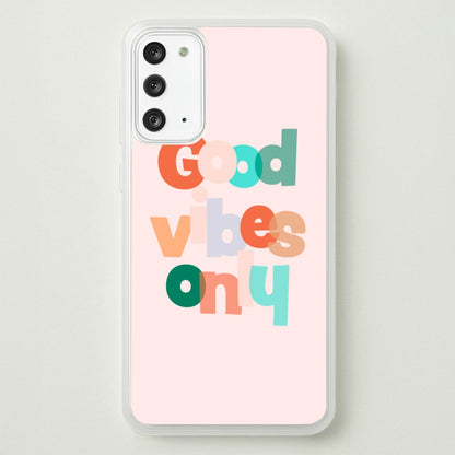 Colourful Good Vibes Only  - Hot Girl Summer Phone Case for Galaxy Note 20
