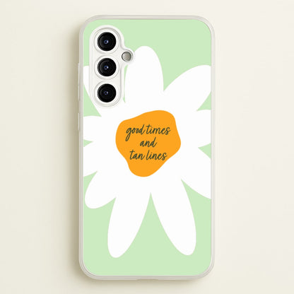 Good Times and Tan Lines  - Hot Girl Summer Phone Case for Galaxy A54