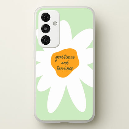 Good Times and Tan Lines  - Hot Girl Summer Phone Case for Galaxy A55