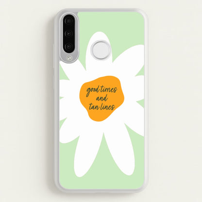 Good Times and Tan Lines  - Hot Girl Summer Phone Case for Huawei P30 Lite