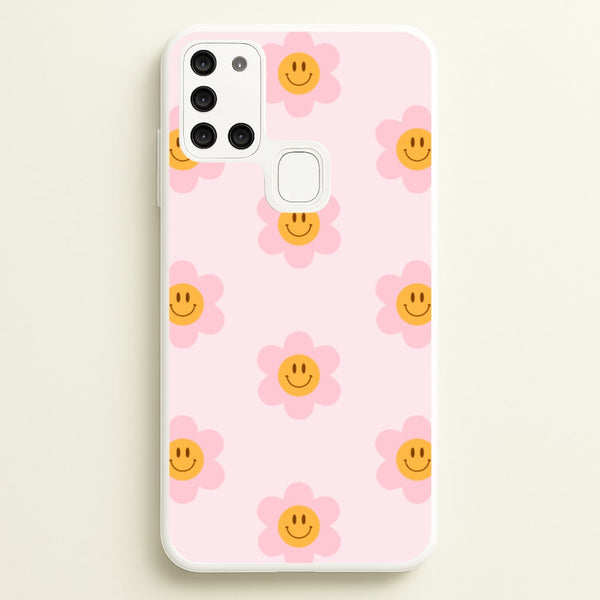 Flower Pattern - Hot Girl Summer  - Hot Girl Summer Phone Case for Galaxy A21s