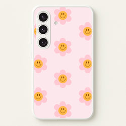 Flower Pattern - Hot Girl Summer  - Hot Girl Summer Phone Case for Galaxy S25