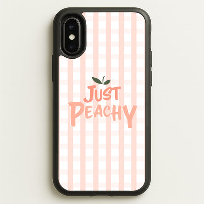 Just Peachy - Hot Girl Summer  - Hot Girl Summer Phone Case for iPhone X / XS