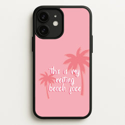 This Is My Resting Beach Face - Summer Quotes  - Summer Quotes Phone Case for iPhone 11