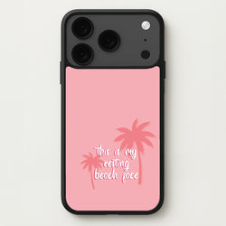This Is My Resting Beach Face - Summer Quotes Phone Case for iPhone 17 Pro