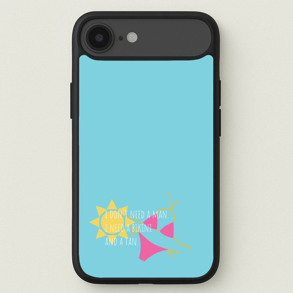 I Don't Need A Man - Summer Quotes Phone Case for iPhone 17 Air