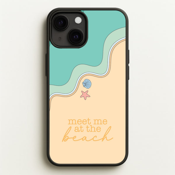Meet Me At The Beach - Summer  - Summer Phone Case for iPhone 13 Mini