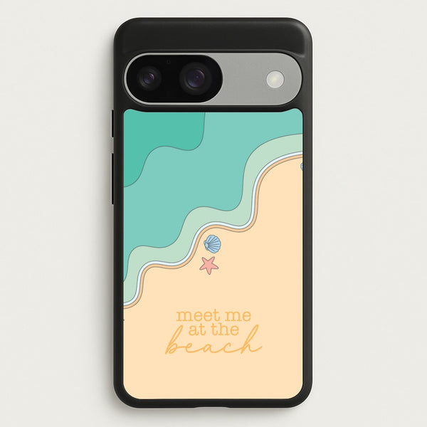Meet Me At The Beach - Summer  - Summer Phone Case for Google Pixel 9 / 9 Pro
