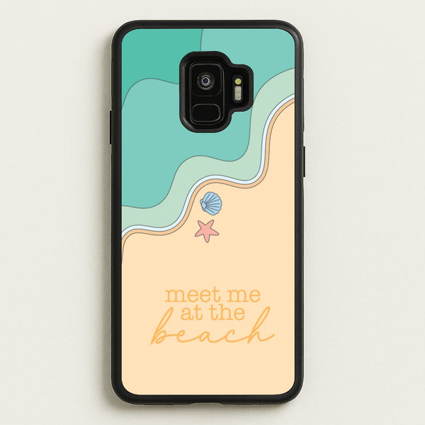 Meet Me At The Beach - Summer  - Summer Phone Case for Galaxy S9