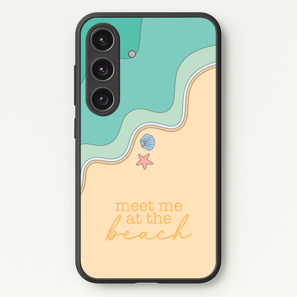 Meet Me At The Beach - Summer  - Summer Phone Case for Galaxy S24FE