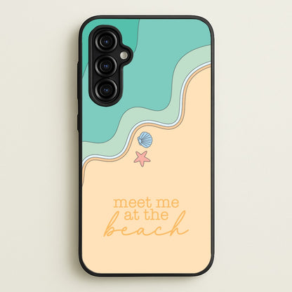 Meet Me At The Beach - Summer  - Summer Phone Case for Galaxy A54