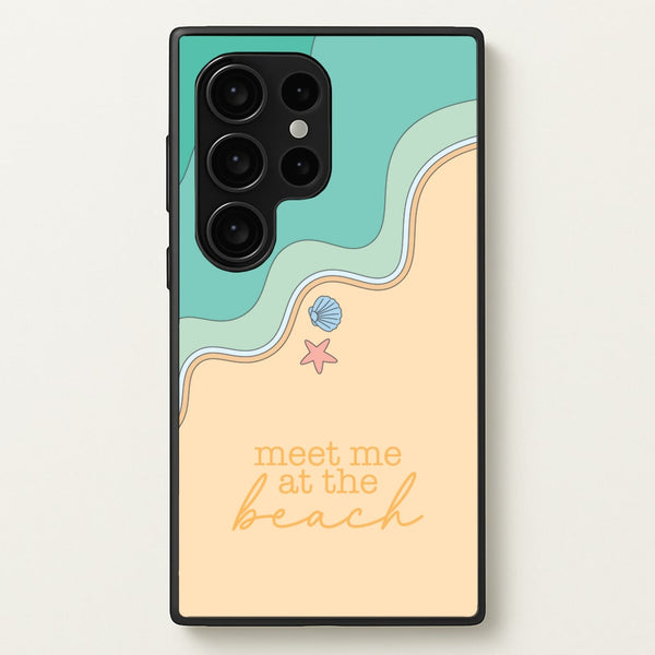 Meet Me At The Beach - Summer  - Summer Phone Case for Galaxy S24 Ultra