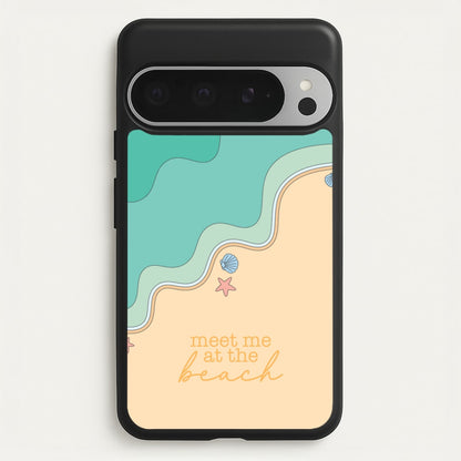 Meet Me At The Beach - Summer  - Summer Phone Case for Google Pixel 9 Pro XL