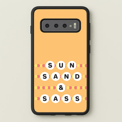 Sun, Sand And Sass  - Hot Girl Summer Phone Case for Galaxy S10