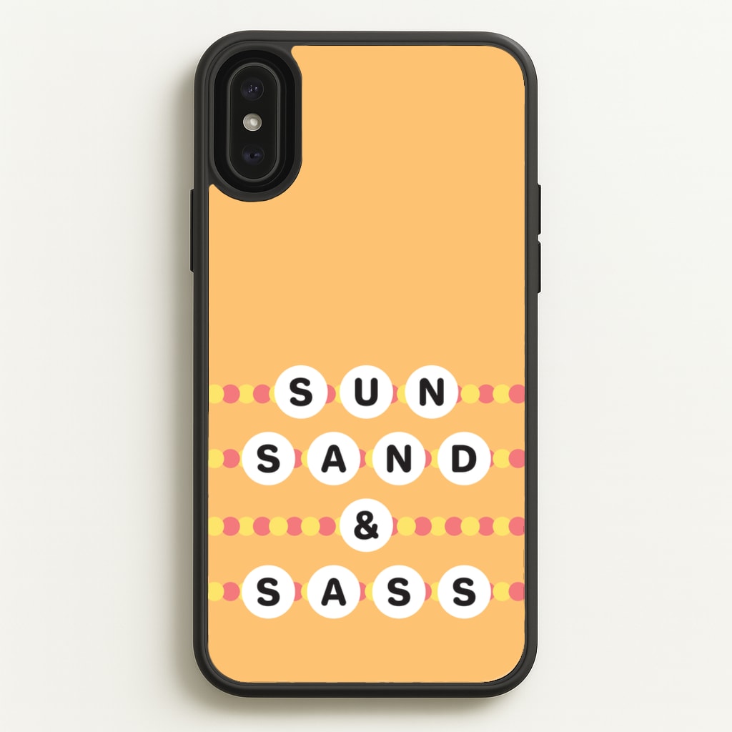 Sun, Sand And Sass  - Hot Girl Summer Phone Case for iPhone XS Max