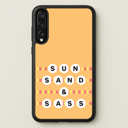 Sun, Sand And Sass  - Hot Girl Summer Phone Case for Huawei P20 Pro