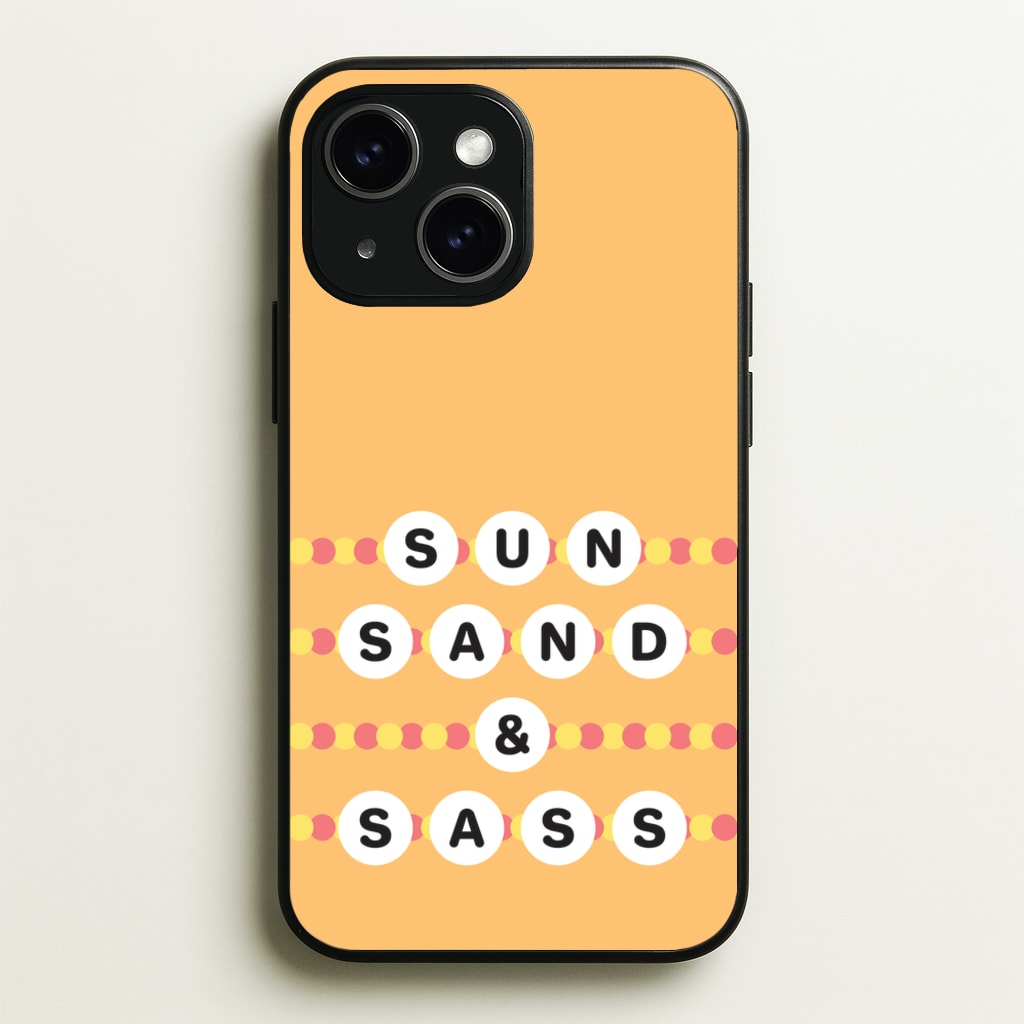 Sun, Sand And Sass  - Hot Girl Summer Phone Case for iPhone 14 Plus