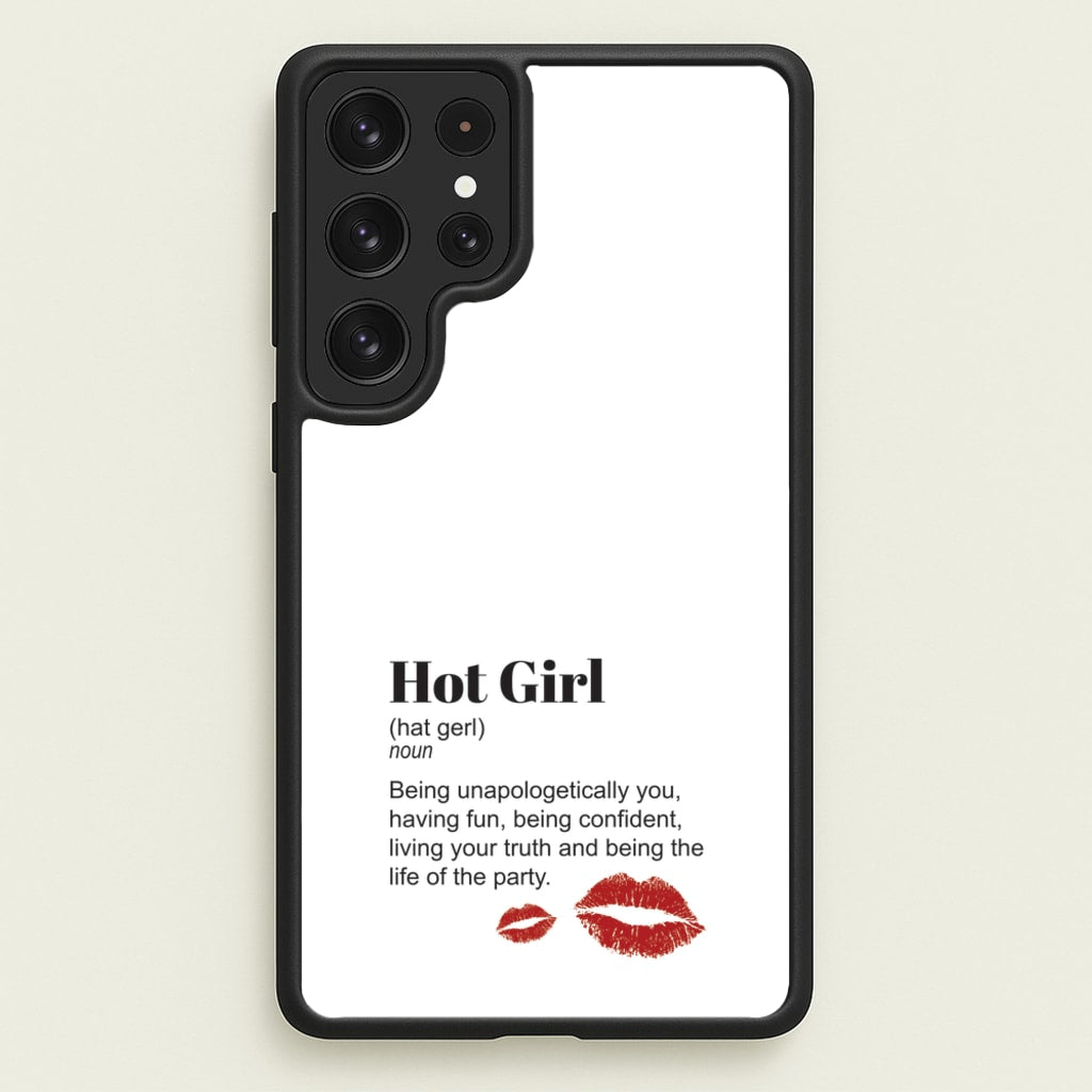 Hot Girl Dictionary Definition  - Hot Girl Summer Phone Case for Galaxy S22 Ultra