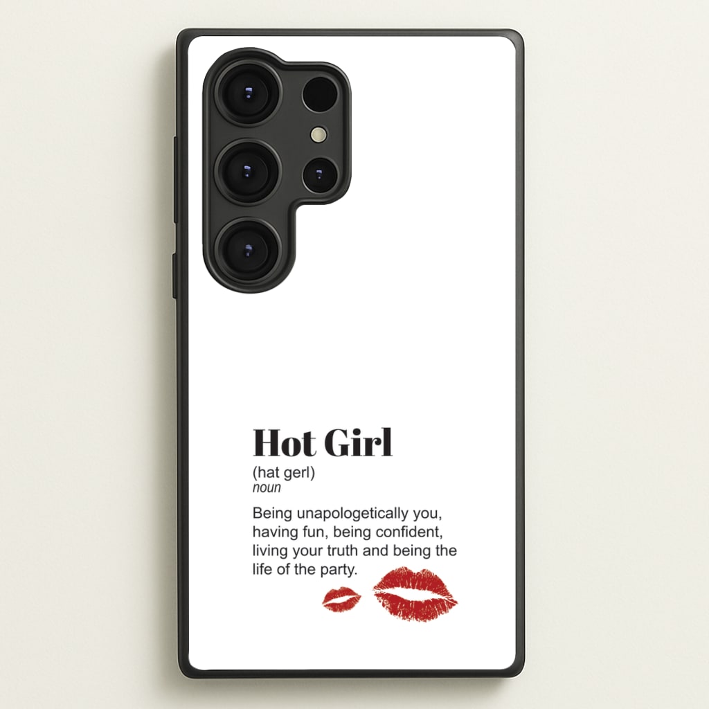 Hot Girl Dictionary Definition  - Hot Girl Summer Phone Case for Galaxy S25 Ultra