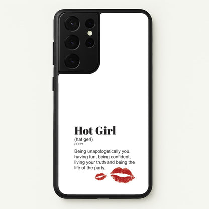 Hot Girl Dictionary Definition  - Hot Girl Summer Phone Case for Galaxy S21 Ultra